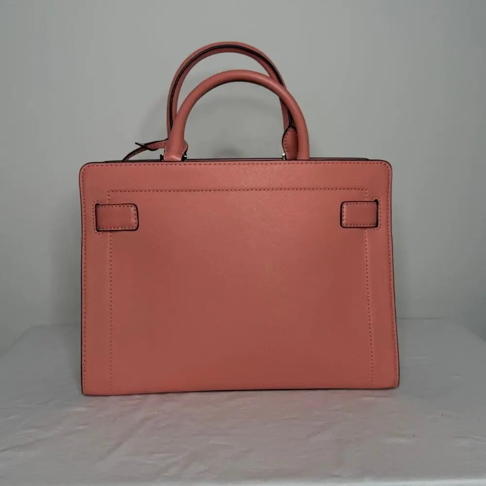 Michael Kors Coral Rayne Studded Saffiano Leather Satchel - Picture 2 of 8